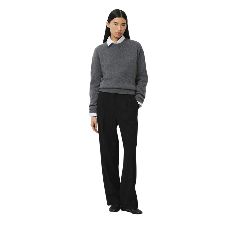 Aritzia Wilfred Black The Effortless Pleated Wide Leg Dress Pant Trousers Size 2